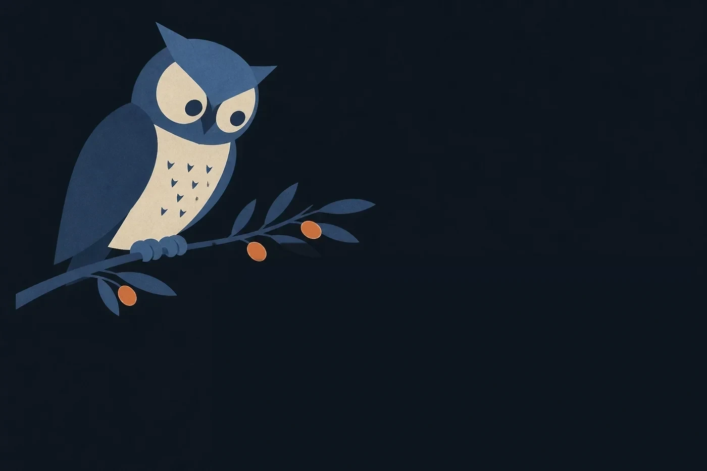 Athena’s owl on an olive branch, overseeing a lead and four supporting agents in one conversation