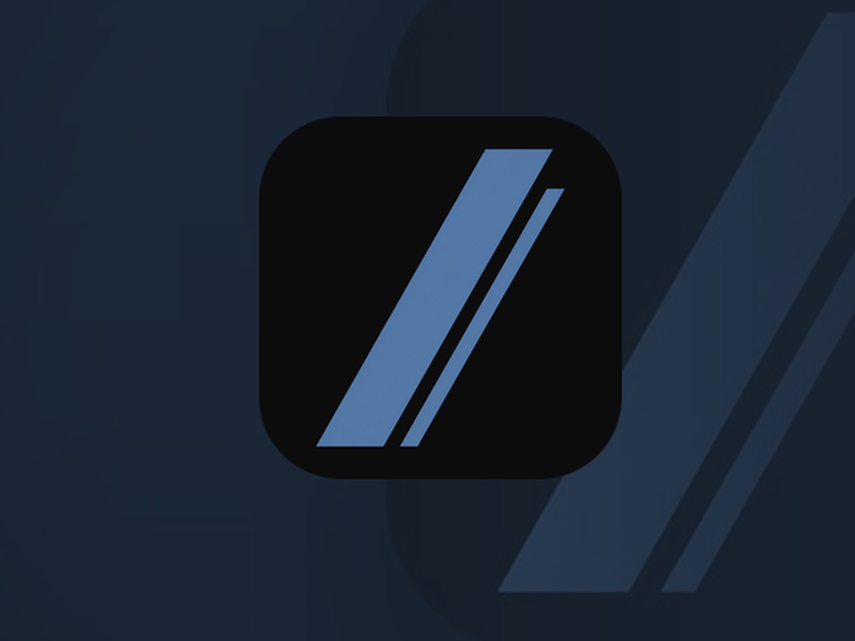 Aegis app icon on a shadowed steel stage